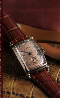 アメリカンレトロなブローバのアンティーク腕時計 【1944年頃】-W1600-1