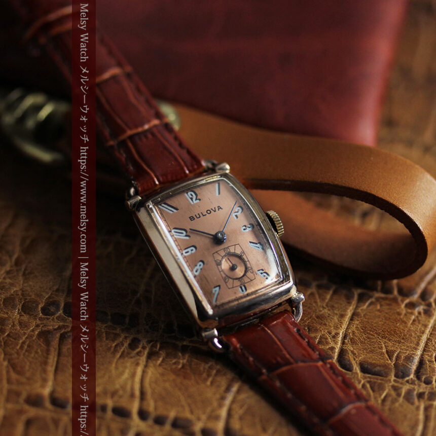 アメリカンレトロなブローバのアンティーク腕時計 【1944年頃】-W1600-1