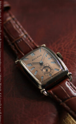 アメリカンレトロなブローバのアンティーク腕時計 【1944年頃】-W1600-10