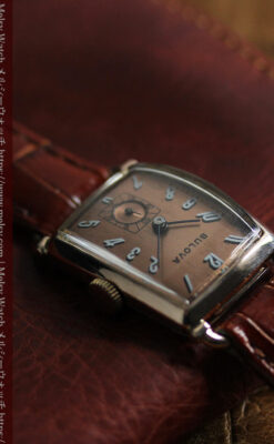 アメリカンレトロなブローバのアンティーク腕時計 【1944年頃】-W1600-11