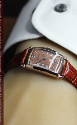 アメリカンレトロなブローバのアンティーク腕時計 【1944年頃】-W1600-14