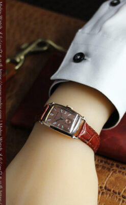 アメリカンレトロなブローバのアンティーク腕時計 【1944年頃】-W1600-17