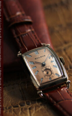 アメリカンレトロなブローバのアンティーク腕時計 【1944年頃】-W1600-5