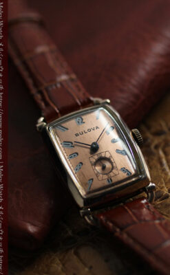 アメリカンレトロなブローバのアンティーク腕時計 【1944年頃】-W1600-8