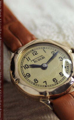 ロレックス・チューダーの婦人物 金無垢アンティーク腕時計 【1940年頃】-W1601-1