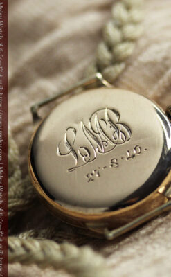 ロレックス・チューダーの婦人物 金無垢アンティーク腕時計 【1940年頃】-W1601-13