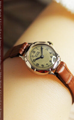 ロレックス・チューダーの婦人物 金無垢アンティーク腕時計 【1940年頃】-W1601-17