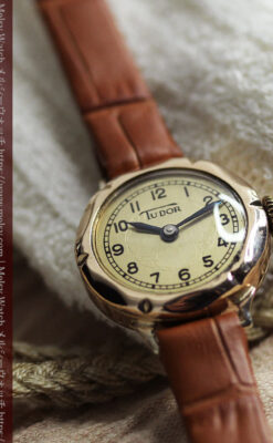 ロレックス・チューダーの婦人物 金無垢アンティーク腕時計 【1940年頃】-W1601-6