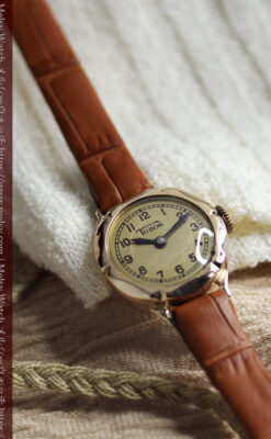 ロレックス・チューダーの婦人物 金無垢アンティーク腕時計 【1940年頃】-W1601-9