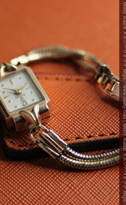 ロレックス・チューダーのレトロな金無垢女性用腕時計 【1940年頃】ローズ色-W1602-8