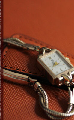 ロレックス・チューダーのレトロな金無垢女性用腕時計 【1940年頃】ローズ色-W1602-9