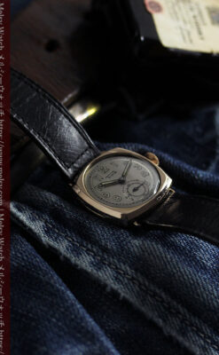 ロレックス・チューダーの金無垢アンティーク腕時計 【1941年頃】クッション型-W1604-12