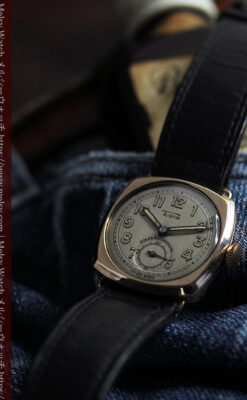 ロレックス・チューダーの金無垢アンティーク腕時計 【1941年頃】クッション型-W1604-13