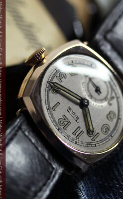 ロレックス・チューダーの金無垢アンティーク腕時計 【1941年頃】クッション型-W1604-16