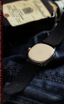 ロレックス・チューダーの金無垢アンティーク腕時計 【1941年頃】クッション型-W1604-17