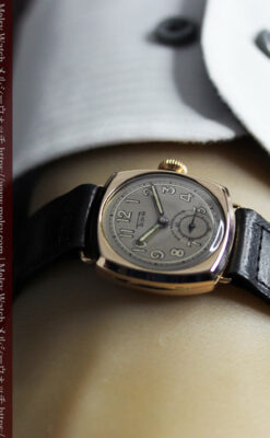 ロレックス・チューダーの金無垢アンティーク腕時計 【1941年頃】クッション型-W1604-24