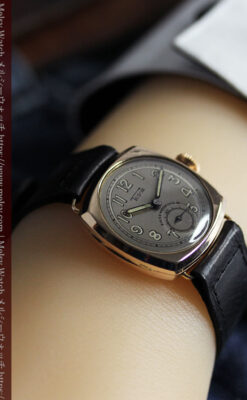 ロレックス・チューダーの金無垢アンティーク腕時計 【1941年頃】クッション型-W1604-26