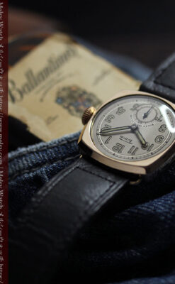 ロレックス・チューダーの金無垢アンティーク腕時計 【1941年頃】クッション型-W1604-4