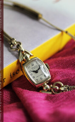 グリュエンのカーベックス・レディース腕時計 【1945年頃】-W1605-7