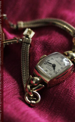 グリュエンのカーベックス・レディース腕時計 【1945年頃】-W1605-9