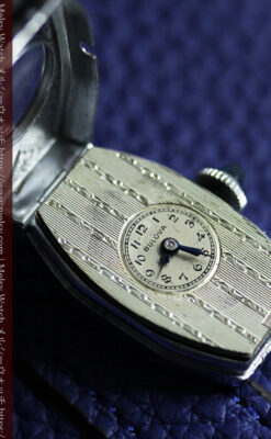 ブローバのディテールの綺麗な婦人物アンティーク腕時計 【1930年頃】-W1606-10