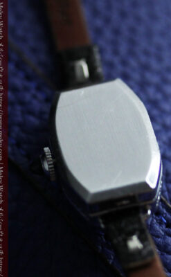 ブローバのディテールの綺麗な婦人物アンティーク腕時計 【1930年頃】-W1606-11