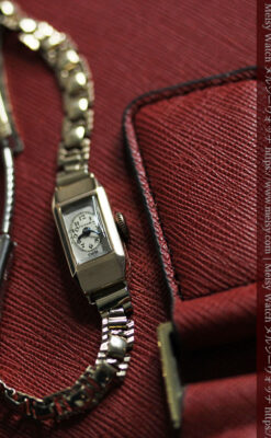 小さく細身の上品なロレックス・チューダー 金無垢アンティーク腕時計【1940年頃】-W1607-10