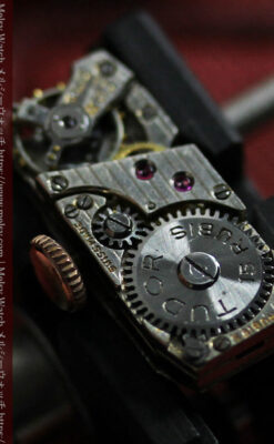 小さく細身の上品なロレックス・チューダー 金無垢アンティーク腕時計【1940年頃】-W1607-15