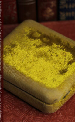 立体的な金と真珠の花 ウォルサムの金無垢アンティーク懐中時計 【1897年頃】-P2349-27