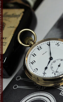 重厚な風格のロレックス アンティーク金無垢懐中時計 【1926年頃】-P2350-16