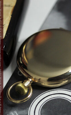 重厚な風格のロレックス アンティーク金無垢懐中時計 【1926年頃】-P2350-17