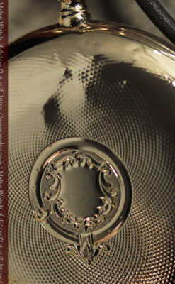 ロンジンの大きな蓋付き金無垢アンティーク懐中時計 【1915年頃】-P2352-23