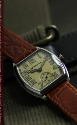 ハミルトンの経年・寂び具合が魅力のアンティーク腕時計 【1928年頃】-W1608-1