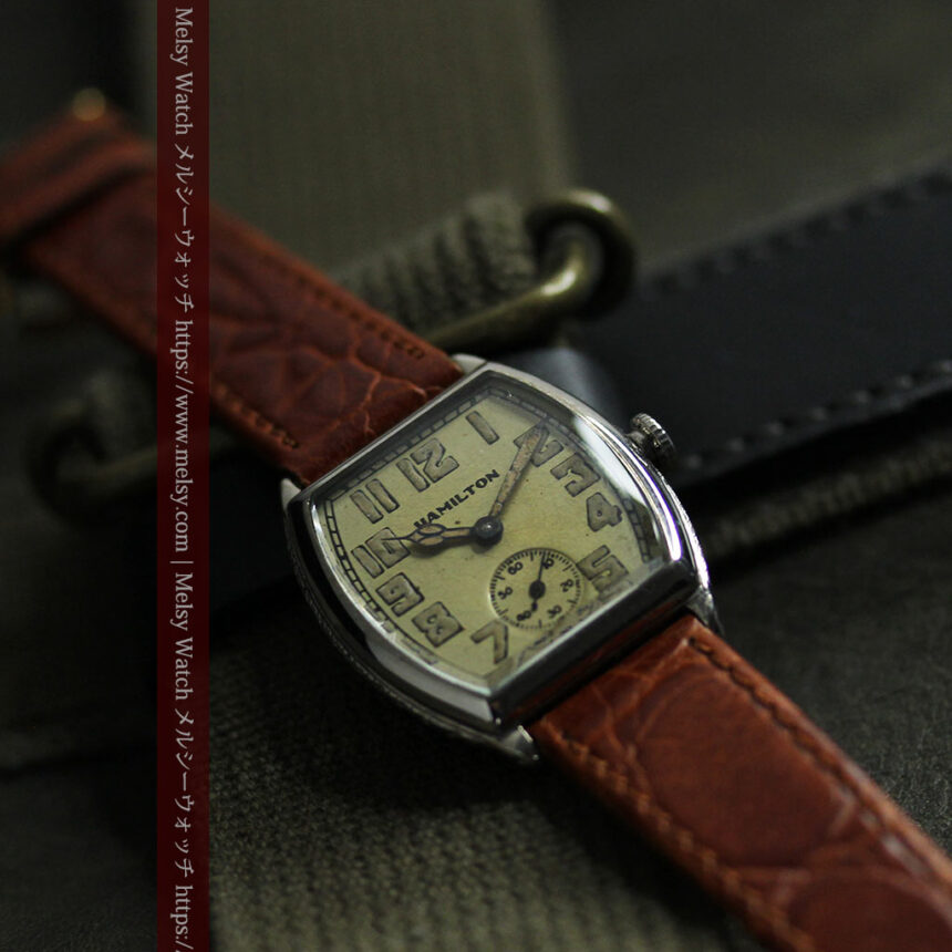 ハミルトンの経年・寂び具合が魅力のアンティーク腕時計 【1928年頃】-W1608-1