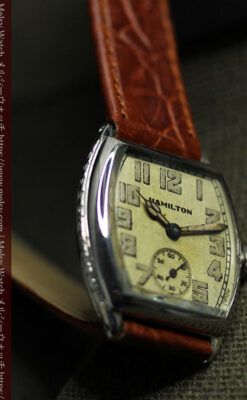 ハミルトンの経年・寂び具合が魅力のアンティーク腕時計 【1928年頃】-W1608-12