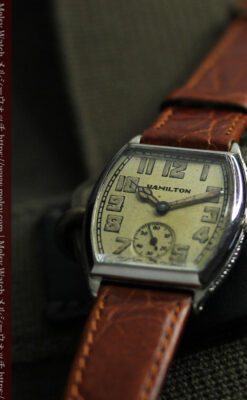 ハミルトンの経年・寂び具合が魅力のアンティーク腕時計 【1928年頃】-W1608-2