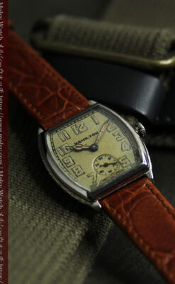 ハミルトンの経年・寂び具合が魅力のアンティーク腕時計 【1928年頃】-W1608-5