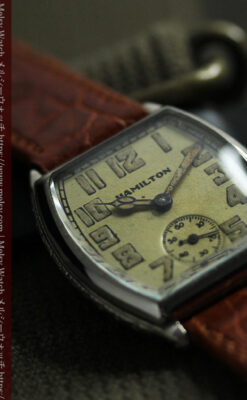 ハミルトンの経年・寂び具合が魅力のアンティーク腕時計 【1928年頃】-W1608-7