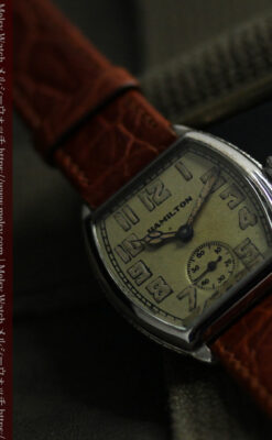 ハミルトンの経年・寂び具合が魅力のアンティーク腕時計 【1928年頃】-W1608-8