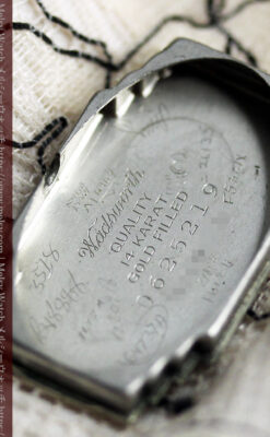 28石のダイヤが煌めくハミルトンの婦人用アンティーク腕時計 【1930年頃】-W1611-15