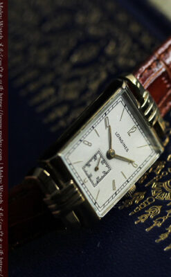 ロンジン 一目瞭然違いを楽しむアンティーク腕時計 【1945年頃】-W1612-12