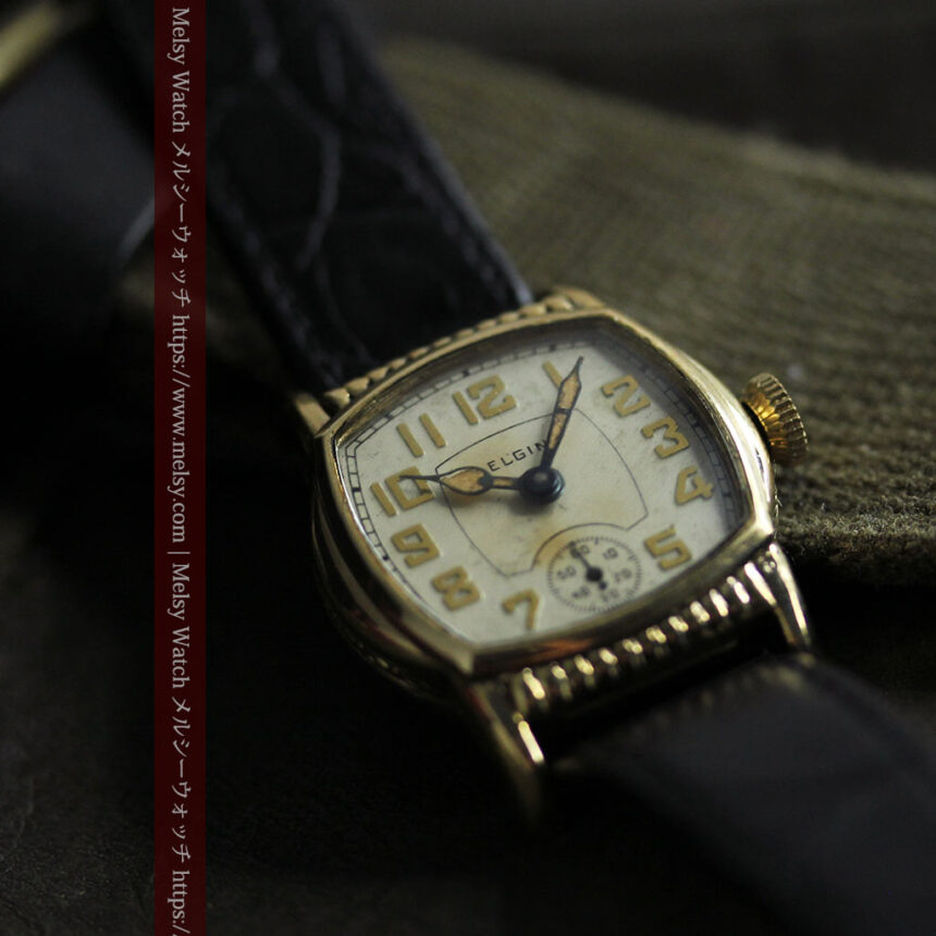 エルジン 経年の味と雰囲気が立つアンティーク腕時計 【1930年頃】-1