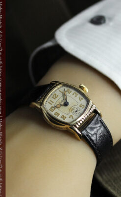 エルジン 経年の味と雰囲気が立つアンティーク腕時計 【1930年頃】-13