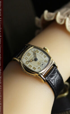 エルジン 経年の味と雰囲気が立つアンティーク腕時計 【1930年頃】-15