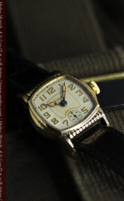 エルジン 経年の味と雰囲気が立つアンティーク腕時計 【1930年頃】-4