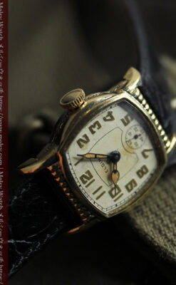 エルジン 経年の味と雰囲気が立つアンティーク腕時計 【1930年頃】-7