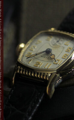 エルジン 経年の味と雰囲気が立つアンティーク腕時計 【1930年頃】-9