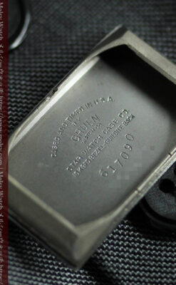 グリュエン アンティーク腕時計 カーブ&黒文字盤 【1937年頃】-W1615-17