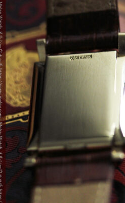 ダイヤ文字盤 ロンジンの金無垢アンティーク腕時計 【1947年頃】-W1618-15