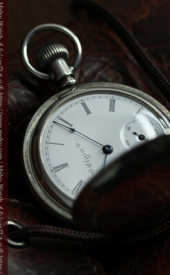 エルジンの蓋付きハンターケース・銀無垢アンティーク懐中時計【1900年頃】-P2355-13